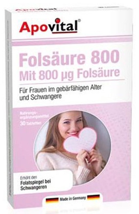 فولیک اسید 800 میکروگرم قرص