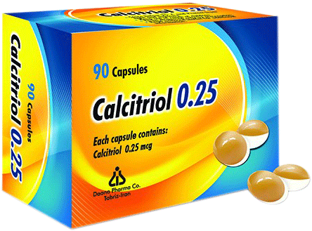 کلسیتریول 0.25mcg کپسول خوراکی