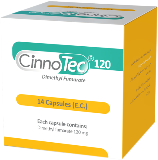 دی متیل فومارات 120mg کپسول خوراکی