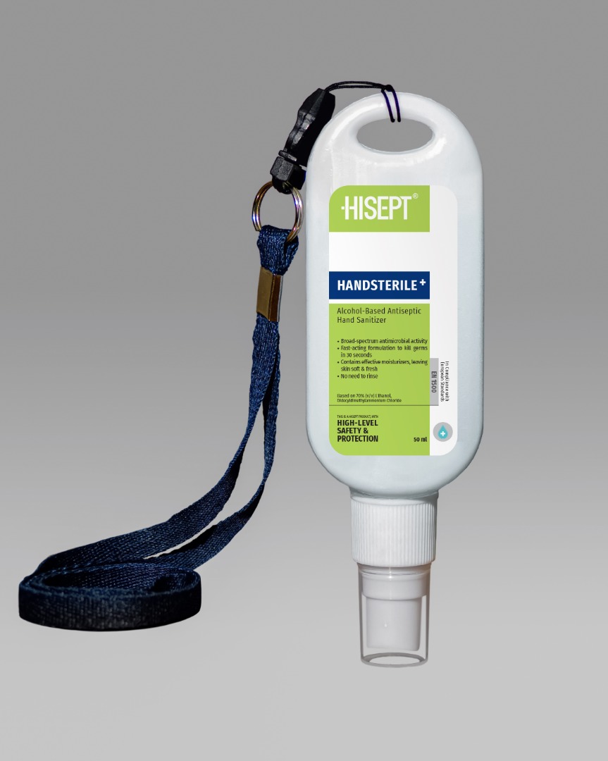 اسپری ضد عفونی کننده دست گردنی هند استریل +  50mL
